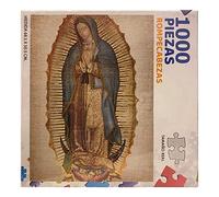La Virgen de Guadalupe Picture Religious Jigsaw Puzzle Rompecabezas of Holy Virgin Mary Our Lady Maria of Guadalupe Catholic Puzzles Religiosos Traditional Portrait Juan Diego 1000 Pieces 27 x 19 in