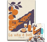 La vita è bella, Italia - life is beautiful p Jigsaw Puzzle, 1000 Piece | A seasonal puzzle gift for winter evenings for a quiet indoor challenge.