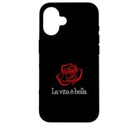 La Vita è Bella Italian Quote Positive Life Case for iPhone 16