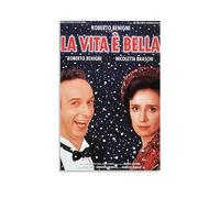 La Vita È Bella Movie Poster (3) Painting On Canvas Wall Art Poster Scroll Picture Print Walls Decor Home Posters 24x36inch(60x90cm)