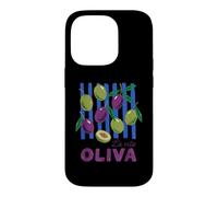 La Vita Oliva Olive Life Retro Vintage Italian Olive Oil Case for iPhone 14 Pro