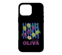 La Vita Oliva Olive Life Retro Vintage Italian Olive Oil Case for iPhone 16 Pro Max