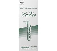 DAddario La Voz Baritone Saxophone Reeds Medium Soft (5 Pack)