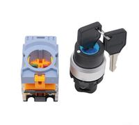 LA155B 11Y/2 22mm Mounting Hole Rotary Switch for Use in Power Supply Systems and Industrial Automation Setups