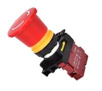 LA36M Lockable Stop Switch for Industrial Equipment Safety Circuits 400V 10A 22mm Mounting Self Locking Operation (C)