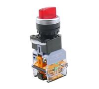 LA38-11XD/2 Rotary push button switch with lamp 22MM 2 position 3 position latching LED knob switches Multicolor optional(Blue,24V)