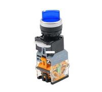 LA38-11XD/2 Rotary push button switch with lamp 22MM 2 position 3 position latching LED Silver knob switches MulLA38-11XD/2 Rotary push button switch with lamp 22MM 2 position 3 position latching LED