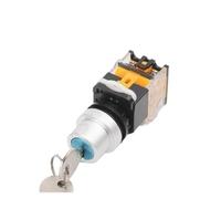 LA38 2 position 1NO /1NC with LED Emergency stop knob 22mm Push Button Switch series Knob switch(Brown)