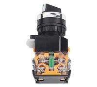 LA38 20X3 3 Position Rotary Selector - 1 NC 2 NO Maintained Self Locking Control Switch for Electromagnetic Starter, Contactor, and Relay - Electrical Circuit Component