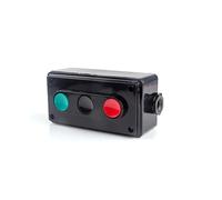 LA4-2H 3H Button Switch Power Supply Start Stop Self Reset Control Double Button Switch Box 5A 380V QWZBEIRUK(LA4-3H)
