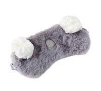 Laahoem Animal Sleep Eye Mask Cute Funny 3D Soft Fluffy Cartoon Eye Mask for Sleeping Travel Breathable Eyeshade Mask Kids Adult Women Koala Gray