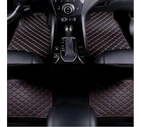 LaaHY 4 PCS Car Floor Mats for VW T-Cross (2018-2023), Non Slip Car Floor Mat Waterproof Carpet Floor Matts Durable Interior Matts,C Black Red