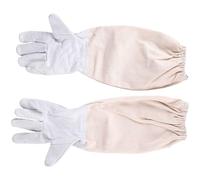 LAANCOO 1 Pair Beekeeping Gloves Soft Protective Kids Bee Keeping Gloves with Elastic Cuff for Visiting and Experiencing, Kids Work