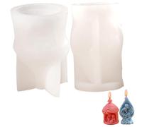 LAANCOO 2Pcs Nativity Scene Mold Baby Jesus Family Resin Mold Nativity Scene Sculpture Mold Resin Candle Mold Jesus Figurines Mold Holiday Decoration