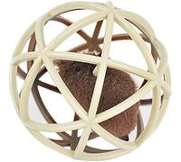 LAANCOO Cat Ball Toy,Squeaky Mouse Toy Simulated Hunting With Simulation Plush Interactive Squeaky For Playing, Chasing, Chewing And Training