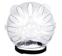 LAANCOO Cat Head Cover,Cat Bubble Muzzle, 4x4x5 Inch Breathable Transparent Pet Helmet With Fastening Tape, Anti-Lick & Anti-Bite Cover For Grooming, Nail Trimming