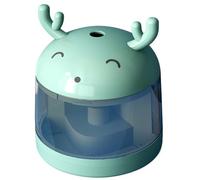 LAANCOO Cute Pencil Sharpener, Plug in Electric Pencil Sharpener for Kids, Cartoon Animal Mini Electric Pencil Sharpener, Battery Operated Automatic Pencil Sharpener 2