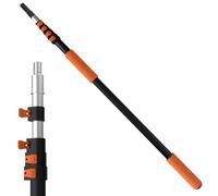 LAANPOLE 6m Paint Roller Extension Pole, Aluminum Telescopic Pole, Multi-Purpose Long Paint Roller Extension Pole for Painting, Dusting and Cleaning