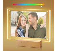 laapee Light up Picture Frame 5x7, Color-Changing Led Picture Frame, Love Photo Frames for Couple, Cute Picture Lamp Decor for Family