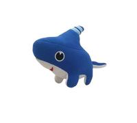 LAARNT 30cm Smiling Shark Dog Stuffed Animal, Blue Shark Plush Toy Sea Animals Plushie, Animal Plush Doll Creative Cuddly Toy, Kids Birthday Gift Decoration