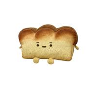LAARNT Creative Toast bread Plush Pillow Cartoon plush toy Slice Bread Pad Pillow Emotional expression sofa cushion