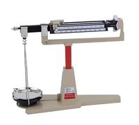 Lab Analytical Weight Set 311g, 4 Rulers Beam Mechanical Balance Scale with Magnetic Damping, 6in Pallet for Accurate Lab Measurements