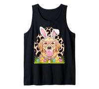 Lab and Golden Retriever Bunny Ears Easter Dog Tee Tank Top