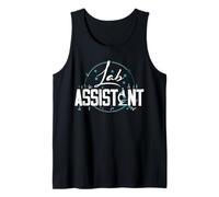 Lab Assistant Science Microscope Chemistry Tee Tank Top