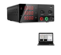 Lab Bench DC Power Supply Variable, 900W Laboratory Switching Unit 30V 30A Adjustable Digital Source 200V 5A Voltage Stabilizer Precise Display(15V 60A 900W)