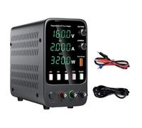 Lab Bench Power Supply 320W Laboratory Switching Power Supply Unit 160V 2A Adjustable Digital Source Voltage Stabilizer(APS1602H Black)