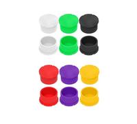 Lab Bottle Protective Covers 12PCS 3ml Impermeable Recyclable Headpieces Multiple Color Programming Clinic Necessity Recyclable Bottle Defender Headpieces TPU
