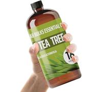 Lab Bulks Essential Oil Tea Tree Essential Oil 16 oz Big Bottle for Diffuser, Face, Hair, Aromatherapy, and Tea Tree Spray (473 ml)