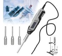 Lab Cell Tissue Homogenizer, High Speed Dispersing Homogenizer with 6mm,8mm,10mm Working Heads & H-Shaped Stand, 6-Speed Adjustable for Cell Homogenization, Mixing