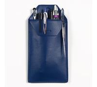 Lab Coat Pocket Protector - Faux Leather Tools Pen & Marker Holder Organizer Pouch for Scientists-Engineers - Genius Lab Gear
