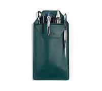 Lab Coat Pocket Protector - Faux Leather Tools Pen & Marker Holder Organizer Pouch - Scientists-Engineers - Holds Laboratory Accessories - Tweezers, Spatula, Badge ID - (Spruce Green) Genius Lab Gear