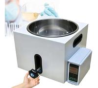 Lab Constant Temperature Water Oil Bath, with Stainless Steel Water Bath and Temperature Control Display, for Distillation and Chemical Reagent Heating(5L)