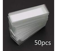 Lab Consumables 50Pcs 1mm Thickness Cavity Glass Coverslips Single Flat Microscope Glass Slides Reusable Laboratory Metal Fold Back Clips Paper Clamps Spring Clamps Binder