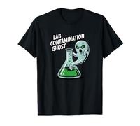 Lab Contamination Ghost, Biology and Chemistry Halloween T-Shirt