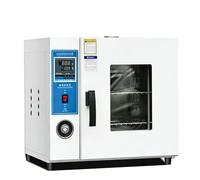 Lab Convection Oven,600-1800W Digital Forced Air Convection Drying Oven,Rt +10～300°C,Intelligent Temperature Control,with Timer & Adjustable speed blower for Industrial/Schools(Zinc plating,16L)