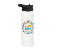 Lab Crew - Every Test Tells a Story - Lab Week 2026 Stainless Steel Insulated Water Bottle