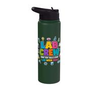 Lab Crew - Every Test Tells a Story - Lab Week 2026 Stainless Steel Insulated Water Bottle