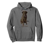 Lab Dad Chocolate Labrador Retriever Dog Lover Gift Pullover Hoodie