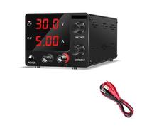 Lab DC Power Supply Adjustable 30V 10A Voltage Switching Regulator Stabilizer Bench Power Source For Mobile Phone Repair Precise Display(No memory)