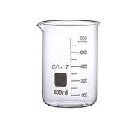 Lab Different Sets Glass Beaker Equipment 5, 10, 25, 50, 100, 150, 200, 250, 300, 400, 500, 800,1000ml(Set-8)