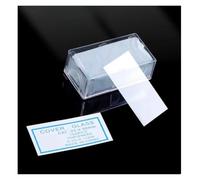Lab Equipment 100pcs/box Cover Glass Pre-Cleaned Blank Biology Slide For Basic Biological Science 18 * 18mm 20 * 20mm 22 * 22mm(20x20mm 10 boxes)