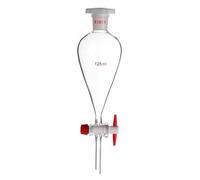 lab equipment and supplies 125ml-1000ml Lab Shaped Separatory Funnel Separating Experiment Separation(250ml (PTFE piston))
