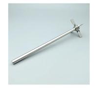 lab equipment and supplies 1set 304 Stainless Steel Four Blade Paddle With Rod, Diameter 60/70mm Four-blade Agitator Laboratory Stirring(70x8x300mm)