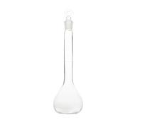 lab equipment and supplies 2pcs Glass Volumetric Flask Transparent Bottle Transparent Flask With Glass 1mL/2mL/ 5mL/ 10mL/ 20mL/25mL/ 50mL/ 100mL(10 ml with bottom)