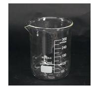 lab equipment and supplies 300ml Low Form Beaker Laboratory Borosilicate Glass Transparent Beaker Thickened With Spout