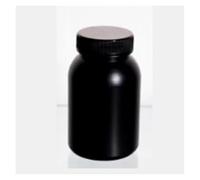 lab equipment and supplies 5pcs Laboratory Storage Black Plastic Widemouth Bottle(300ml)